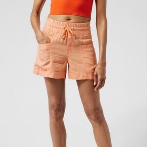 Athleta High Waist Peach Shorts